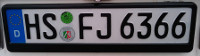 Selbstleuchtendes Nummernschild von 3M